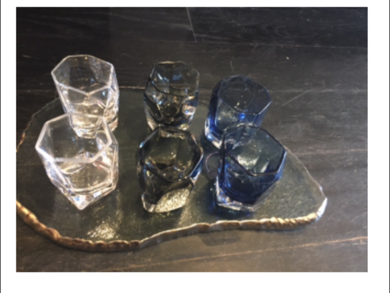 Set 6 Nouvel Shot Glasses (does not include tray) Purchased