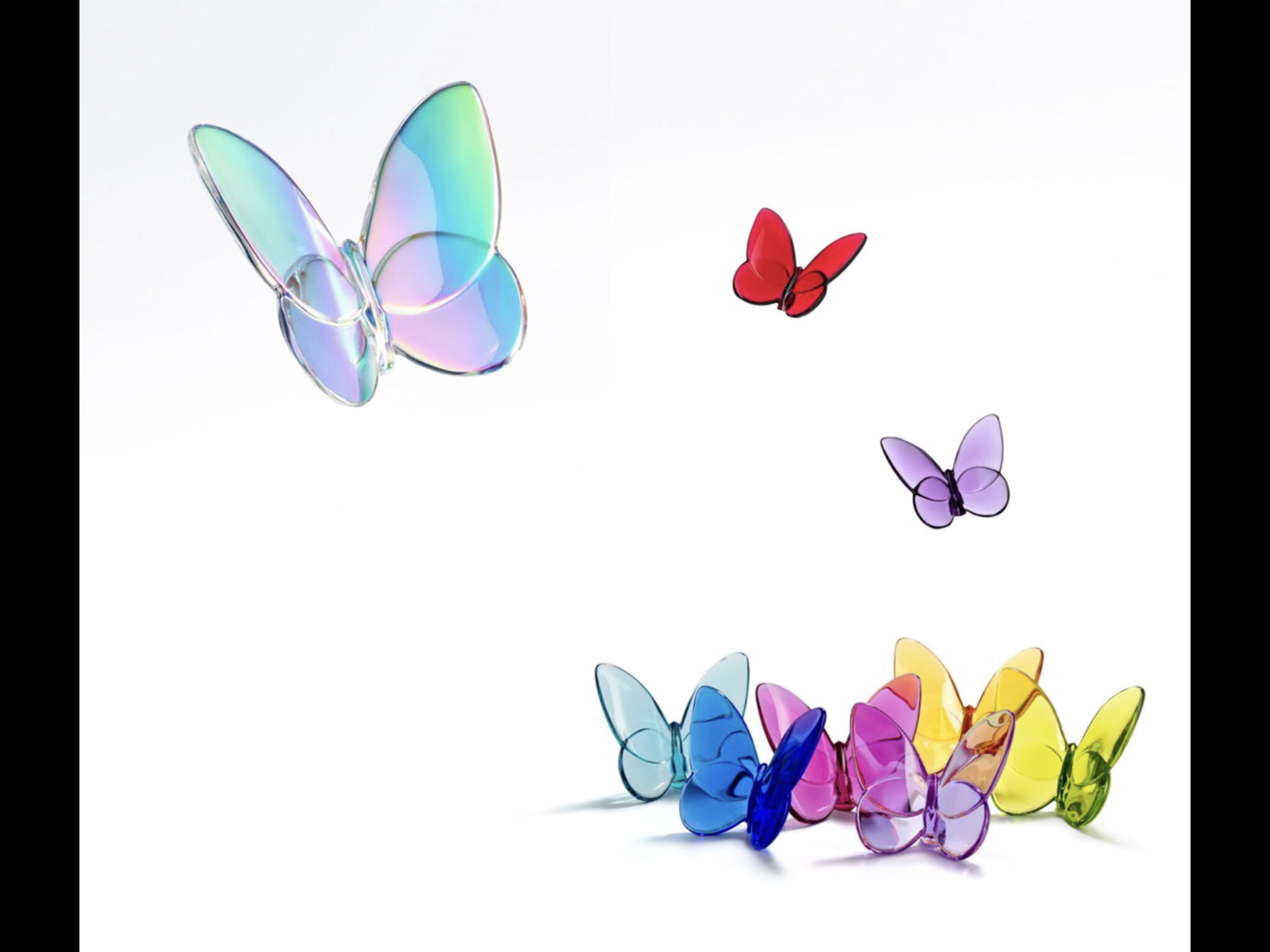 Baccarat Iridescent Butterfly  PURCHASED