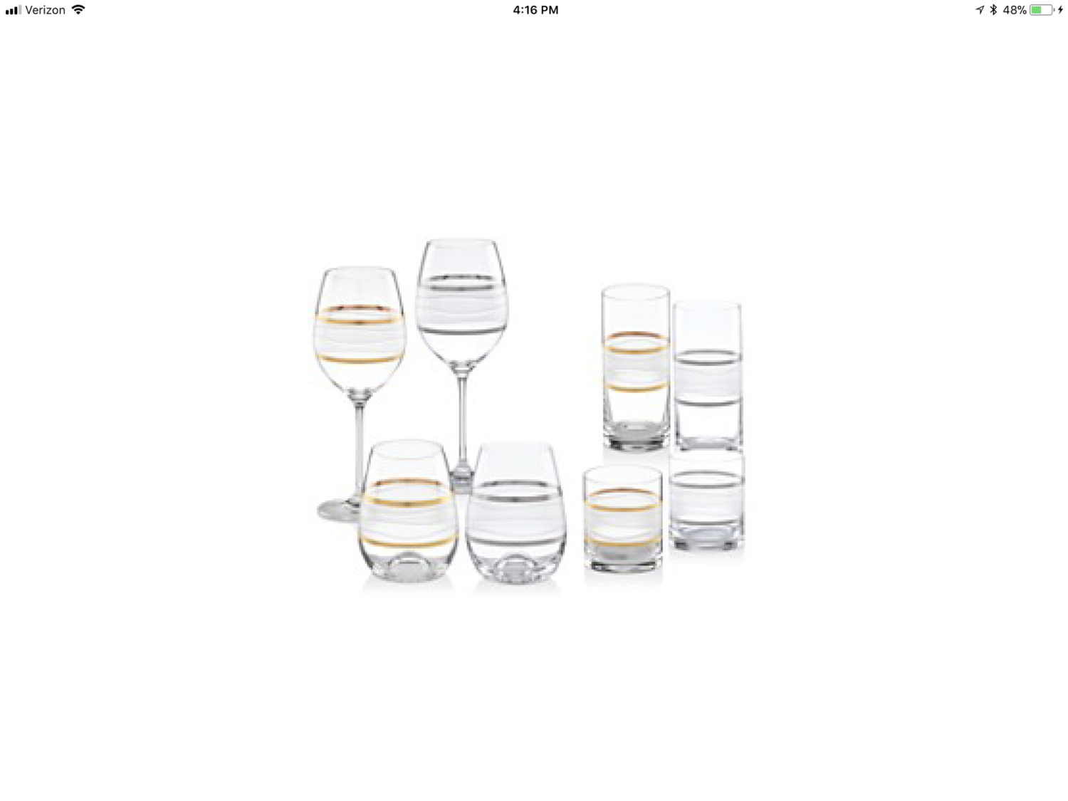 Michael Wainright Il De Re 12 Stemless Wine Goblet