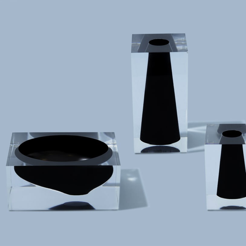 Jr Williams Medium Black Vase PURCHASED