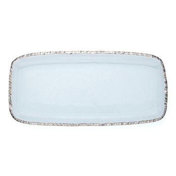 Annie Glass Edgey Silver Party Tray
