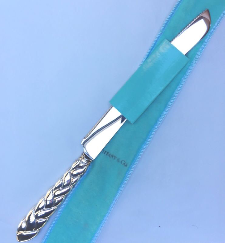 Tiffany Silver Braided Bread Knife PURCHASED
