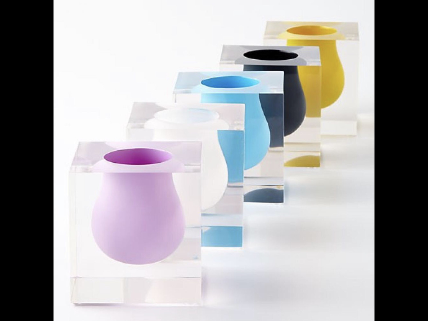 Jonathan Adler Bel Air White Mini Vase