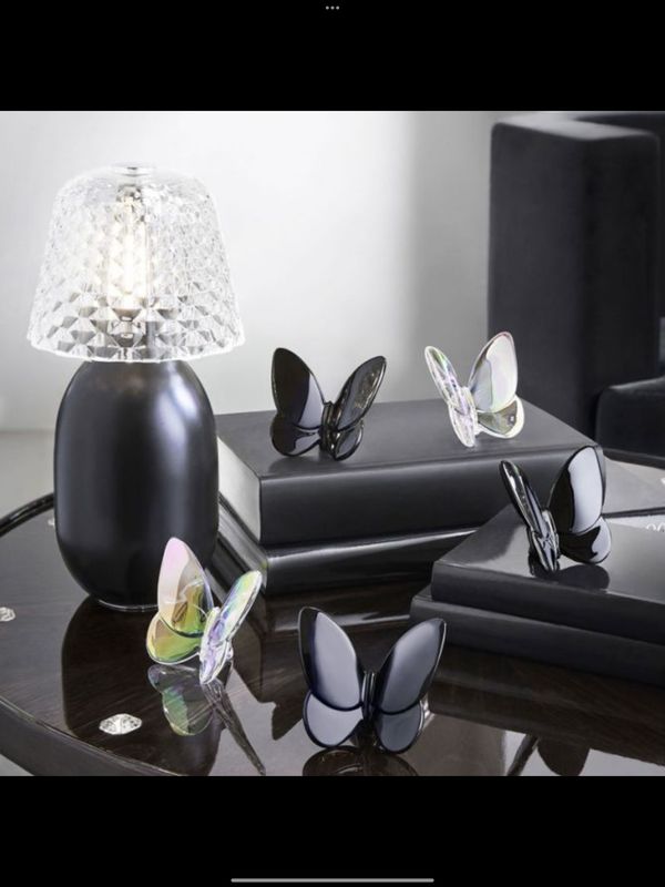 Baccarat Crystal Butterfly Black