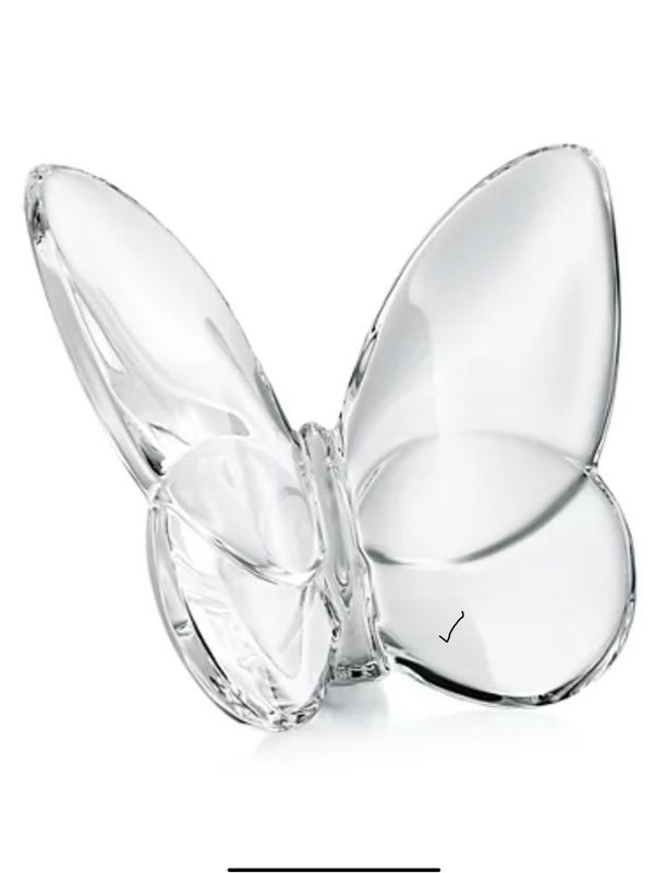 Baccarat Clear Butterfly