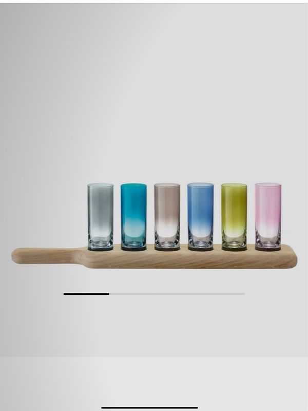 Lsa Shot Glasses On Paddle