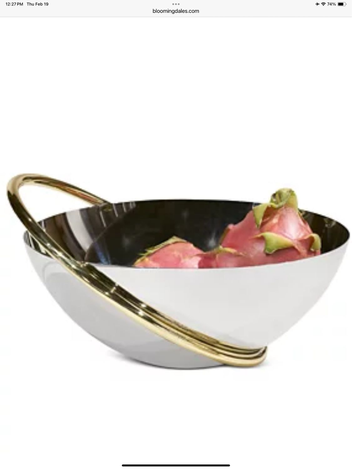 Anna Ring Bowl Stainless Steel
