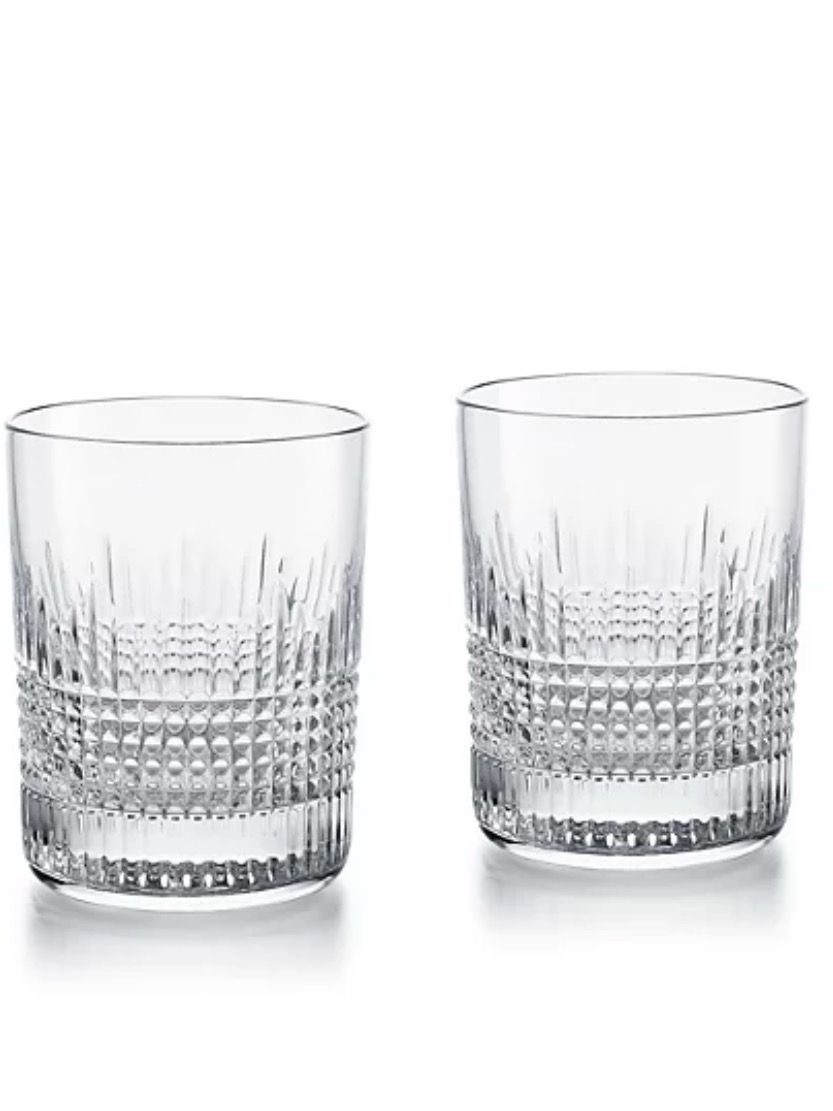 Baccarat Crystal Nancy - 1 Set Of 2 Tumblers