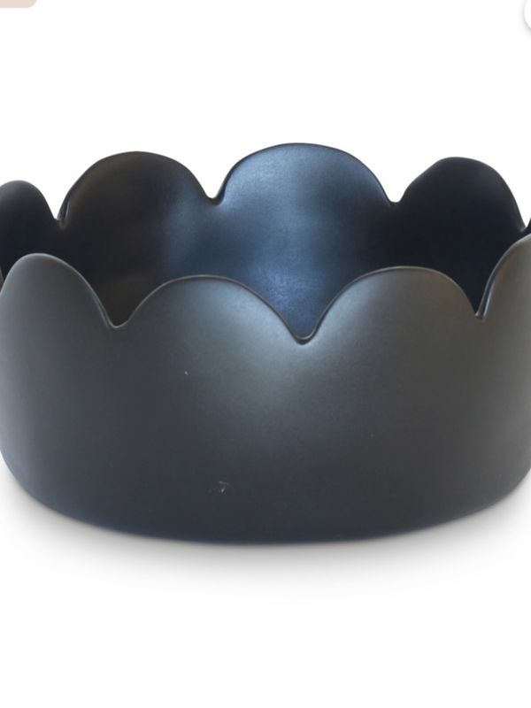 Tina Frey Black Fleur Bowl M
