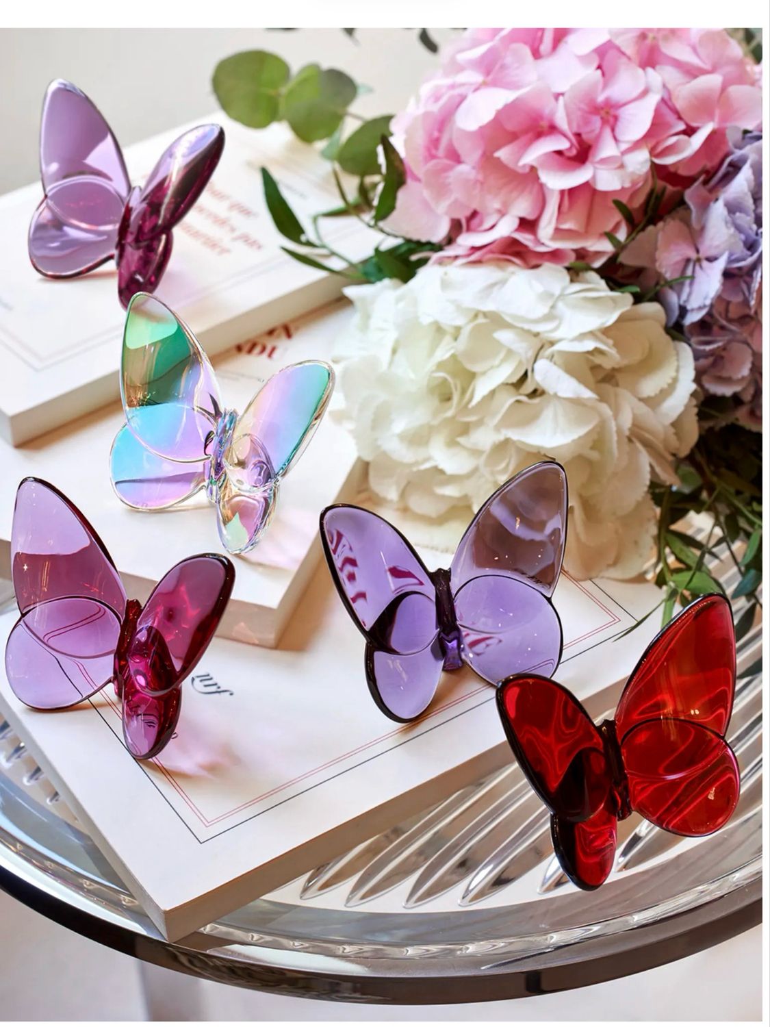 Baccarat Crystal Butterfly Iridescent