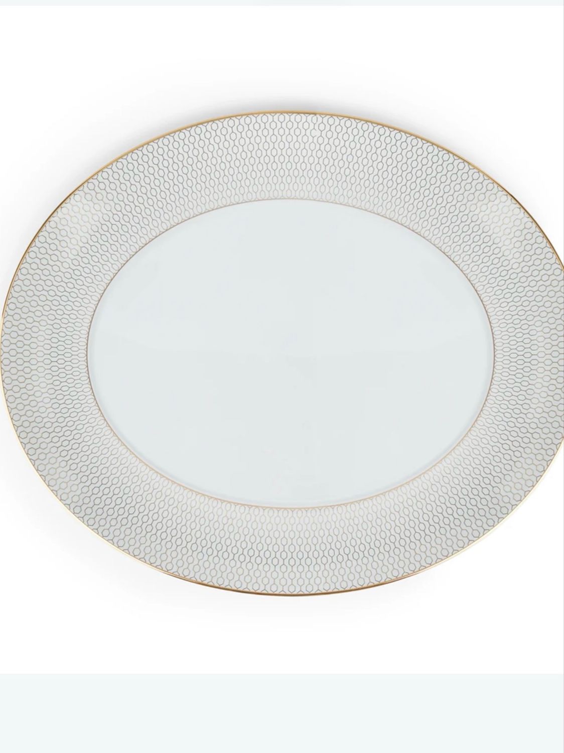 WEDGWOOD GIO GOLD OVAL SERVING PLATTER Needs 2