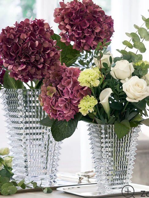 Baccarat Rectangular Eye Vase