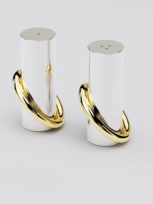 Georg Jensen Ring Salt And Pepper Shaker