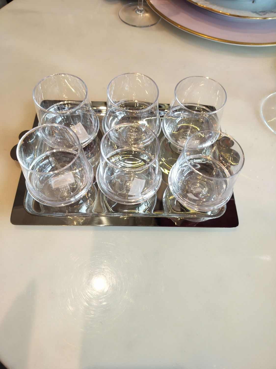 Riva Stainless Tray For Shot Glasses