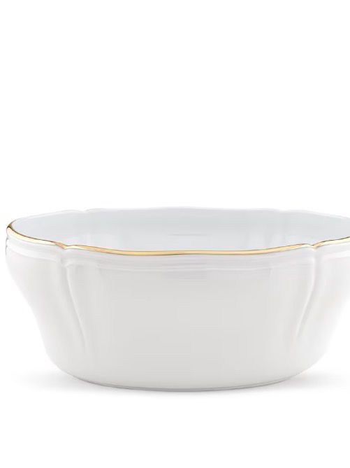 Ginori Corona Gold Large Salad Bowl