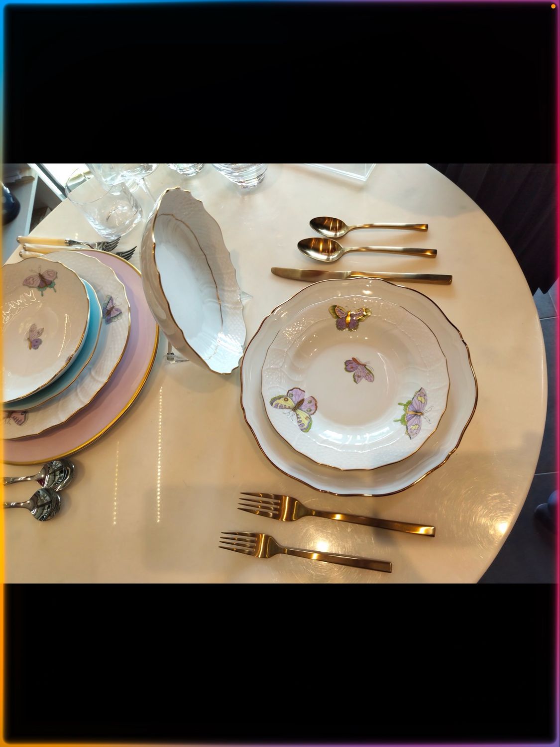 Ginori Antico Dinner, Herend Evictsp 1 Dessert, Herend Scalloped Dinner Bowl- 3 Piece Needs 14 Ginori Antico Dinner, Herend Evictsp 1 Dessert, Herend Scalloped Dinner Bowl- 3 Piece Needs 14