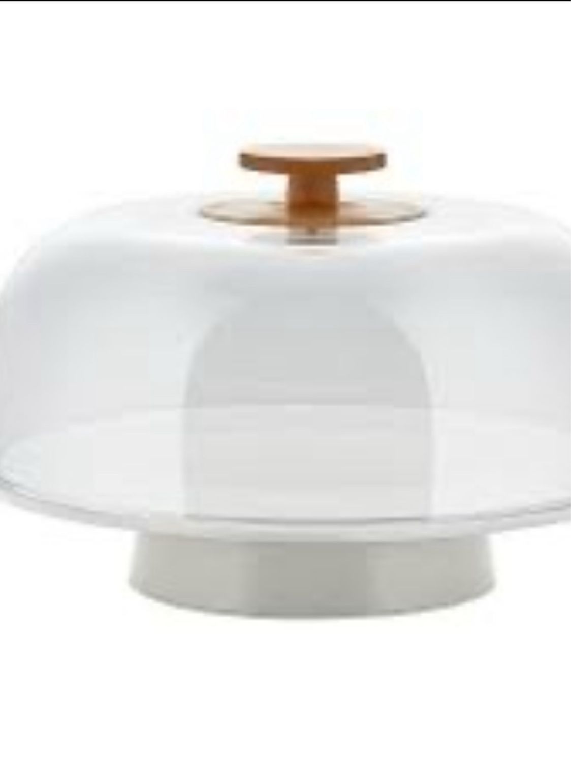 Alessi Cake Stand With Acrylic Cover Alessi Cake Stand With Acrylic Cover