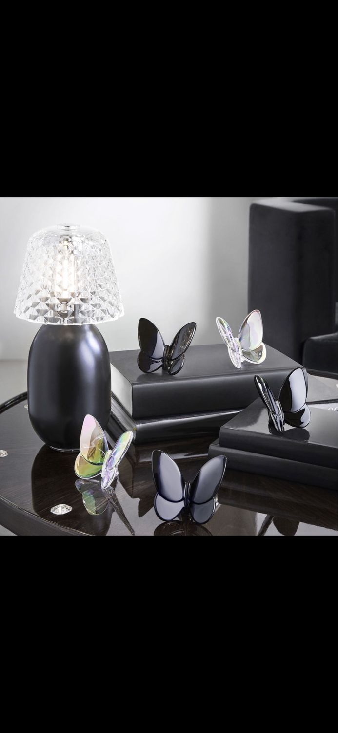 Baccarat Crystal Iridescent Butterfly Baccarat Crystal Iridescent Butterfly