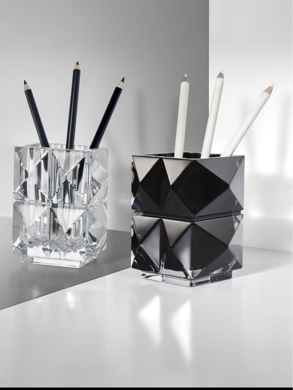 Baccarat Crystal Louxor Clear Vase Needs 2 Baccarat Crystal Louxor Clear Vase Needs 2