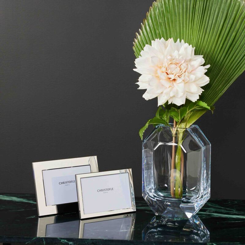 Baccarat Crystal Octagone Vase Small Baccarat Crystal Octagone Vase Small