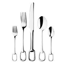 Hermes Style Stainless Steel Flatware Service Of 16 Hermes Style Stainless Steel Flatware Service Of 16