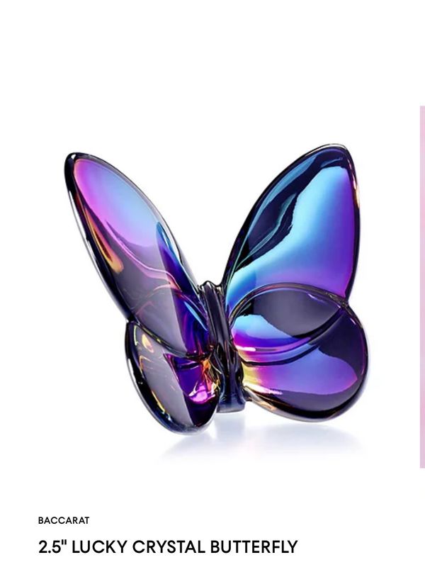 Baccarat Scarab Butterfly Baccarat Scarab Butterfly
