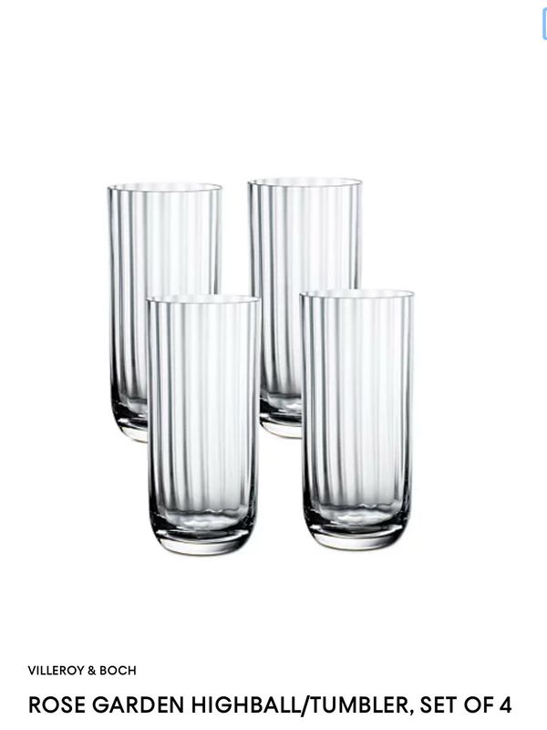 Villeroy And Boch Rose Gardin Tumblers Needs 12 Villeroy And Boch Rose Gardin Tumblers Needs 12