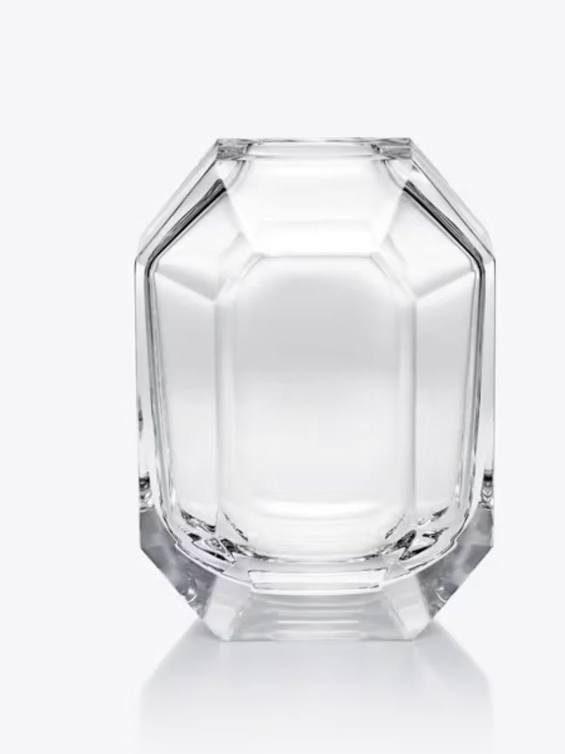 Baccarat Crystal Octagon Vase S Baccarat Crystal Octagon Vase S