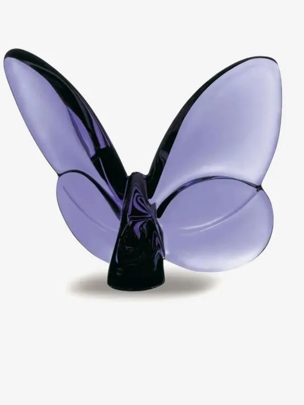 Baccarat Crystal Purple Butterfly