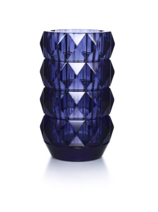 Baccarat Louxor Vase Round Midnight, Large