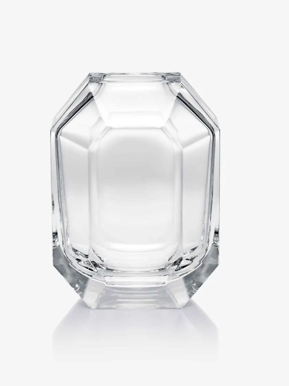 Baccarat Crystal Octagon Vase -S Needs 2 Baccarat Crystal Octagon Vase -S Needs 2