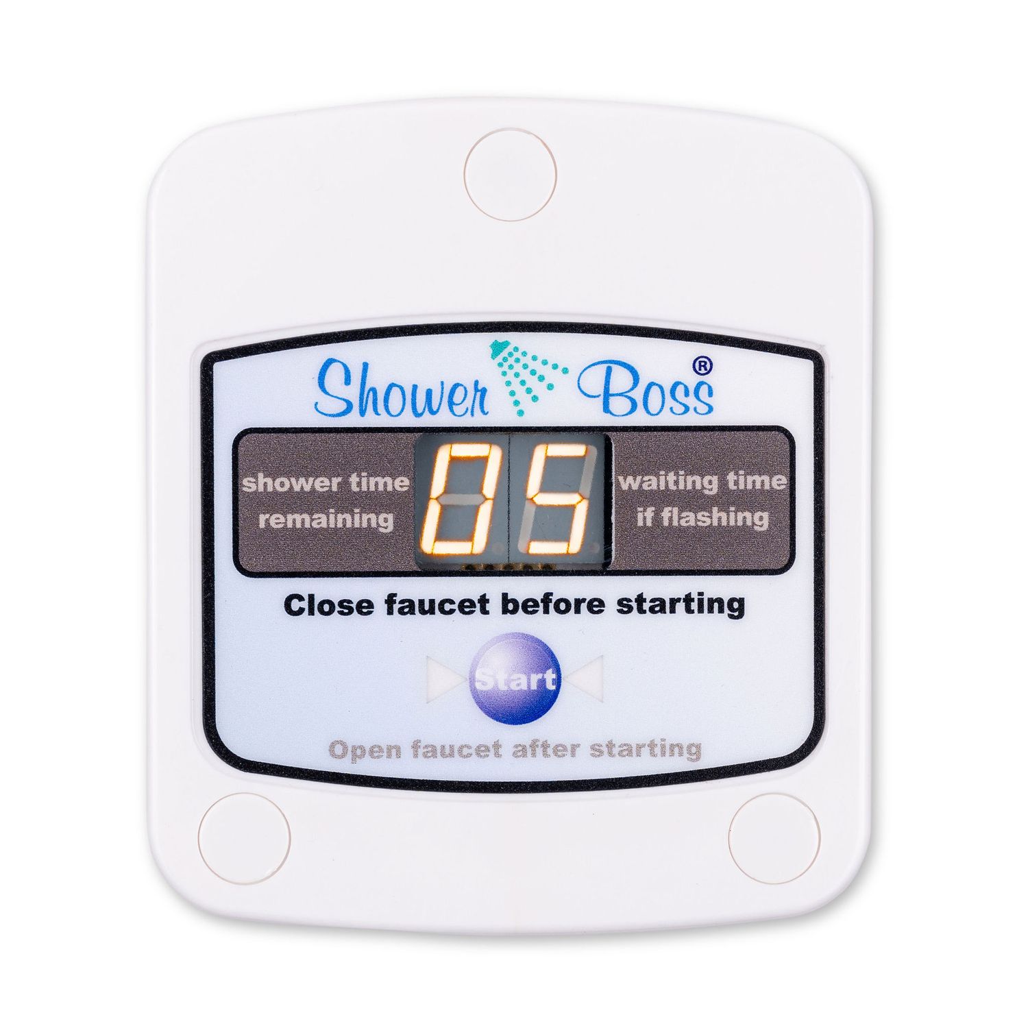 ShowerTimer Standard Unit / with 12V Plug-In Power Supply