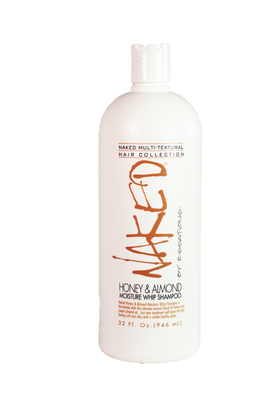 Naked by Essations Honey &amp; Almond Moisture Whip Shampoo 8oz