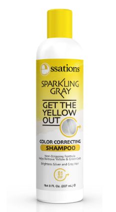 Sparkling Gray Color Correcting Shampoo by Essations 8oz