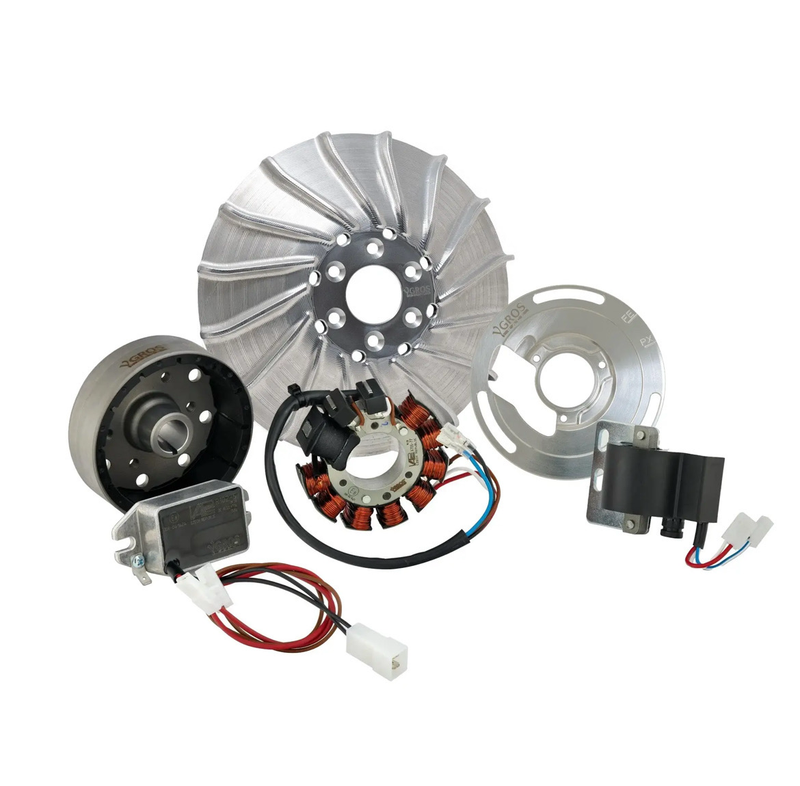 Accensione elettronica YGROS RACE by VAPE per Vespa LARGEFRAME CONO 20 DC/FISSO