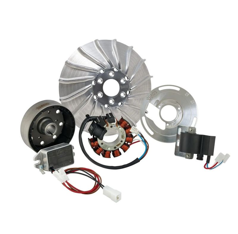 Accensione elettronica YGROS RACE by VAPE per Vespa LARGEFRAME CONO 20 AC/VARIABILE