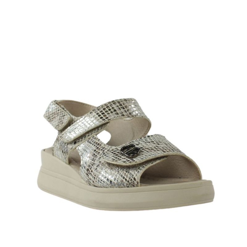 Calzafarma sandalias de piel con cuña cierre velcro.25vcf5-36