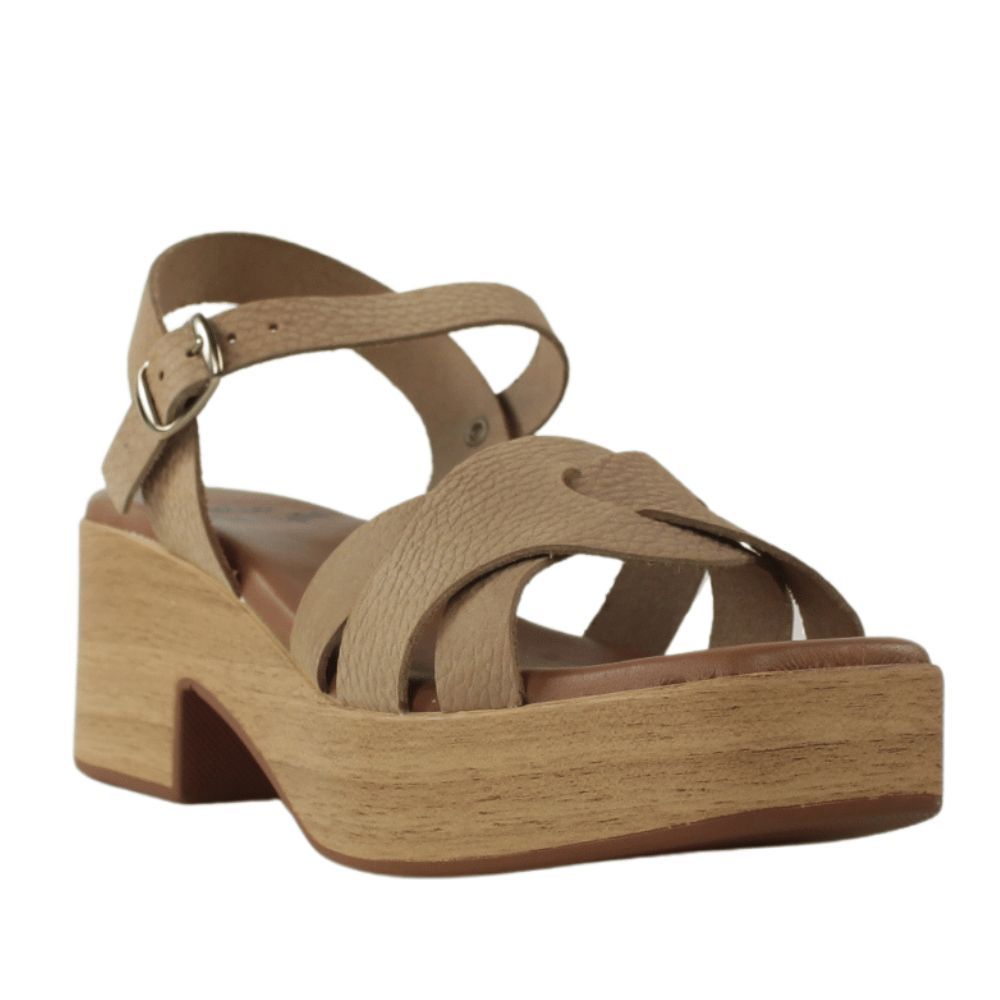 Sandalias de piel con plataforma.25vw17-ap25