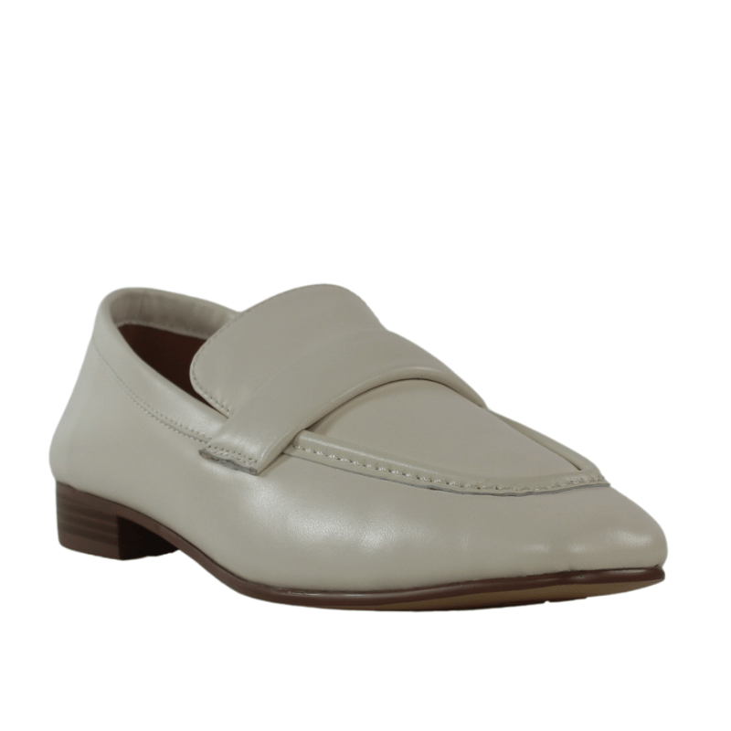 Lagum mocasines mujer piel beige .3078