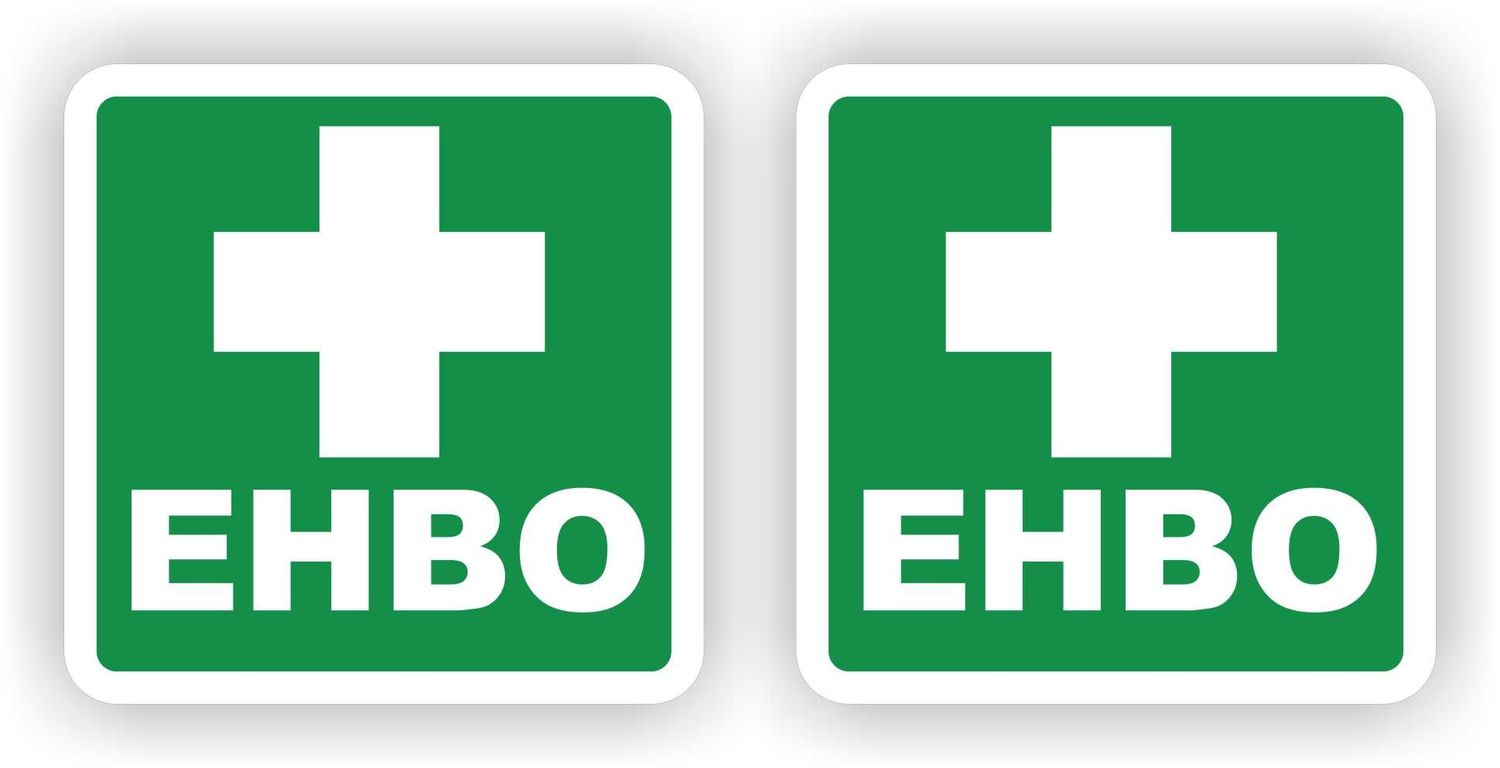EHBO Aanwijzing Sticker Set