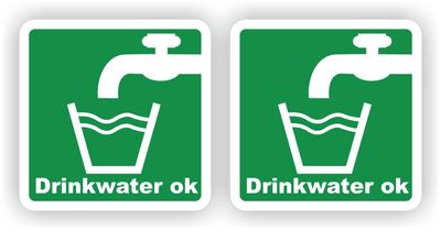 Drinkwater OKÉ sticker