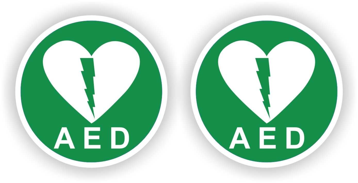 in geval van nood snel een AED kan vinden, is het belangrijk om de locatie van de AED duidelijk aan te duiden. De AED aanwezig sticker set van JERMA is hiervoor de perfecte oplossing.