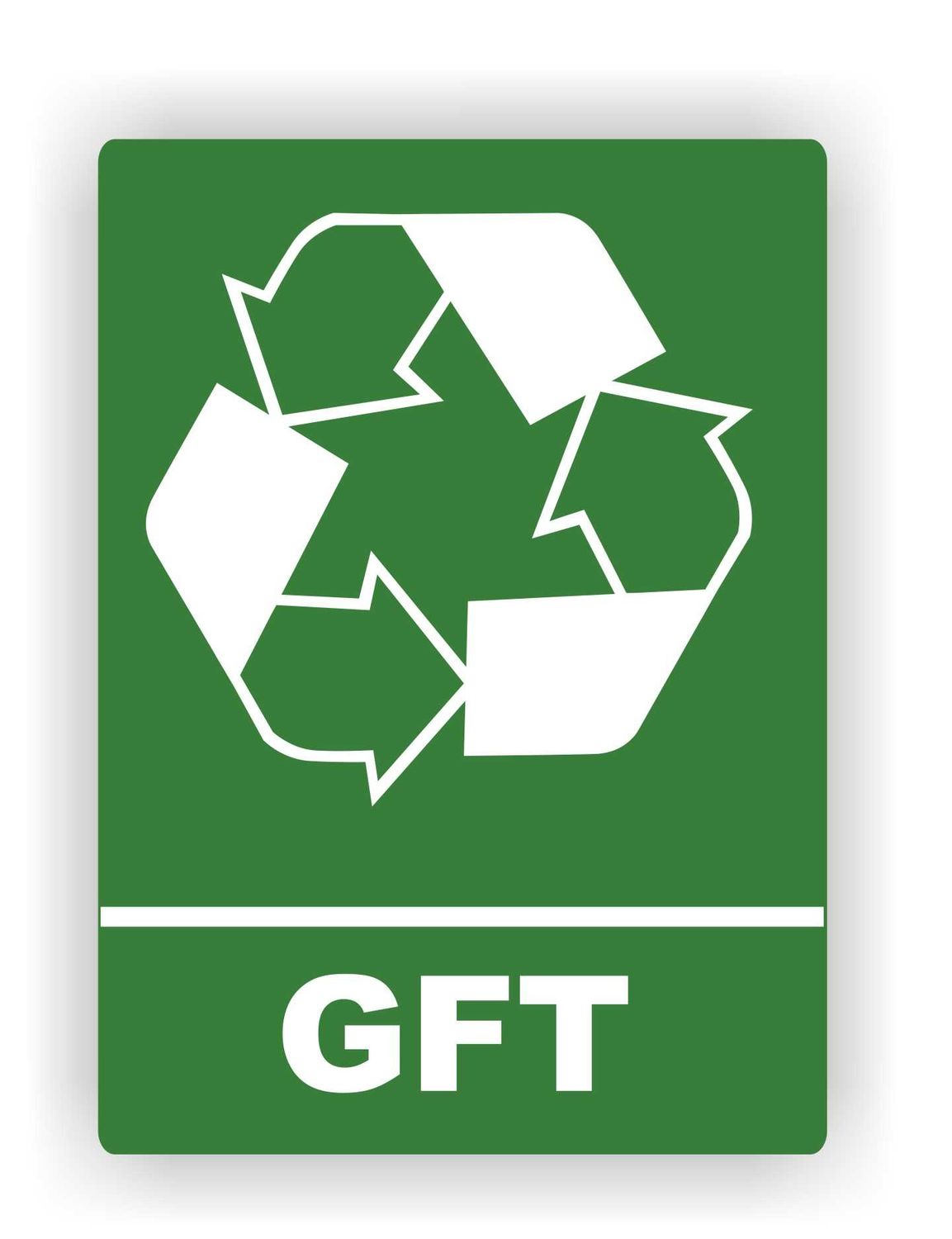 GFT Recycling Logo Sticker