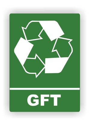 GFT Recycling Logo Sticker