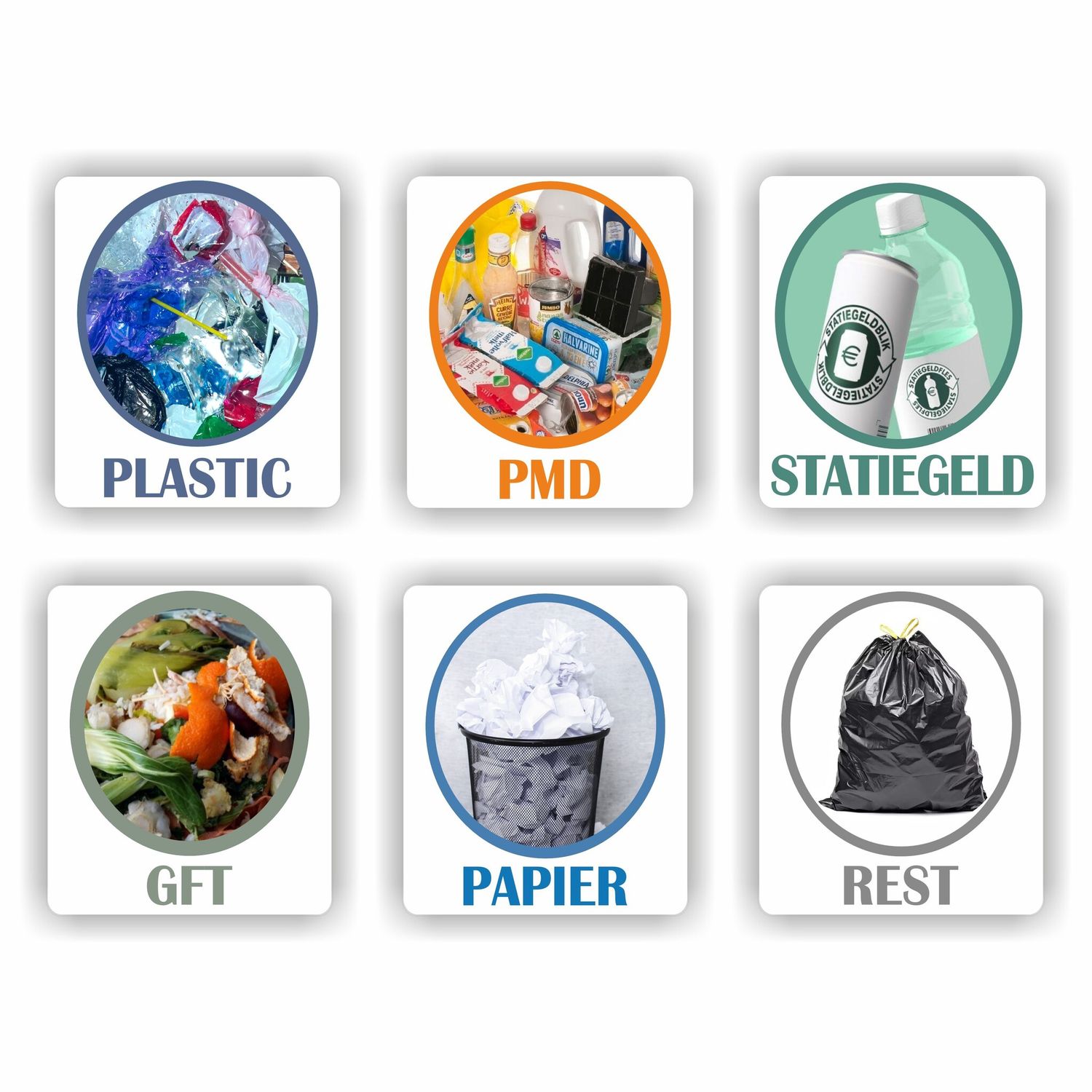 Wil jij recycling ook makkelijker maken? Gebruik dan deze handige Recycling Foto Sticker Set!