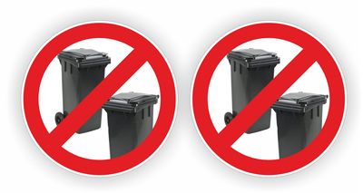 Geen kliko plaatsen stickers