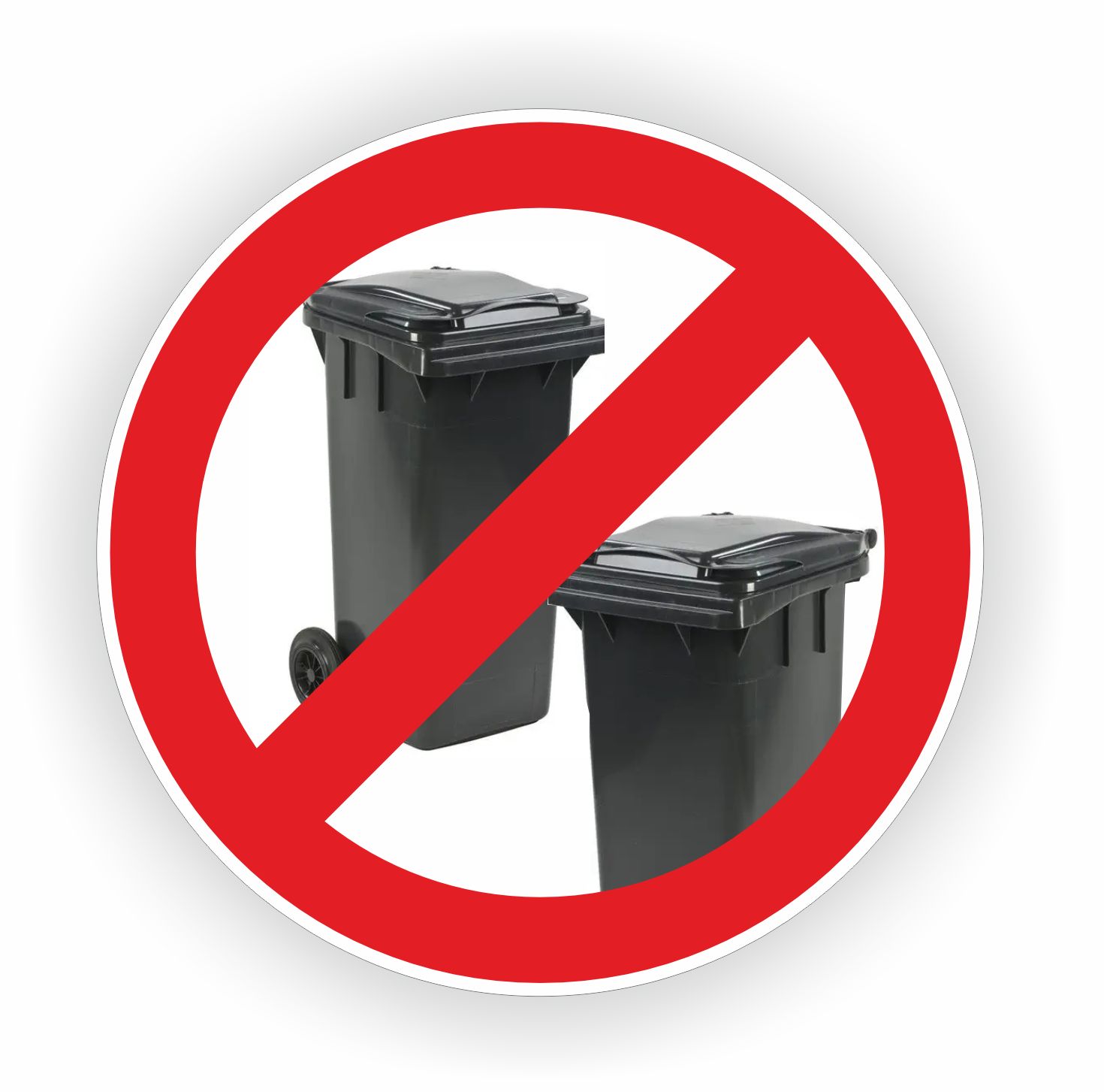 Geen Kliko Plaatsen Sticker