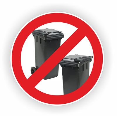 Geen Kliko Plaatsen Sticker