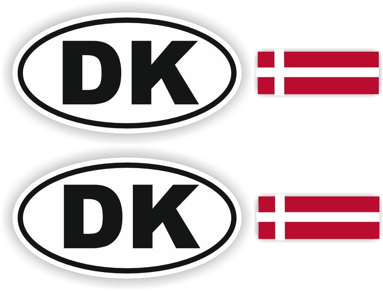Denemarken Sticker Set (DK)