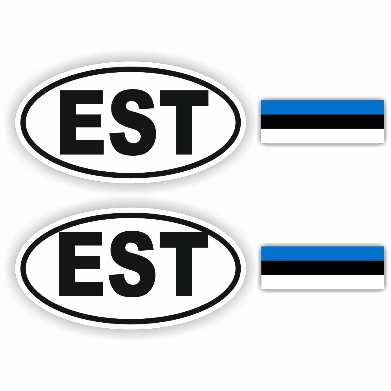 Estonia Auto Sticker Set (EST)
